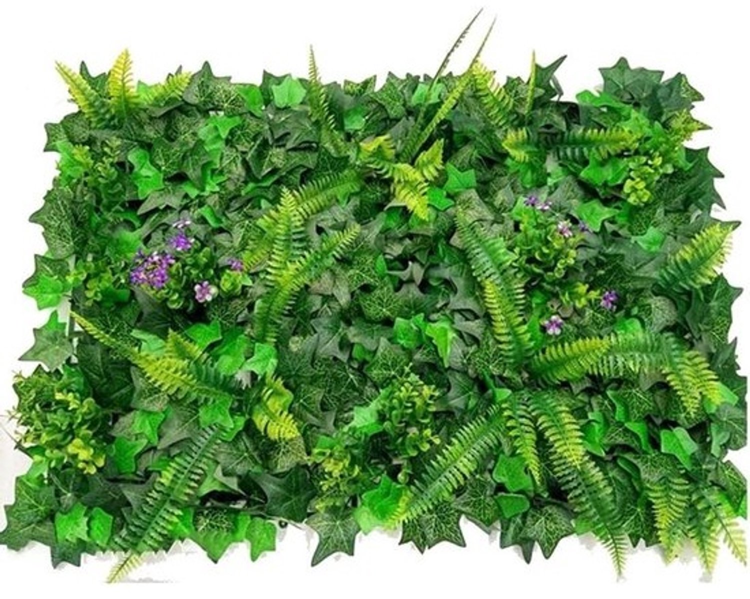 Kunstgras Panelen - Kunstmatige Heggen - Wanddecoratie Buiten - Op Maat Te Knippen - 40x60 cm - Groen