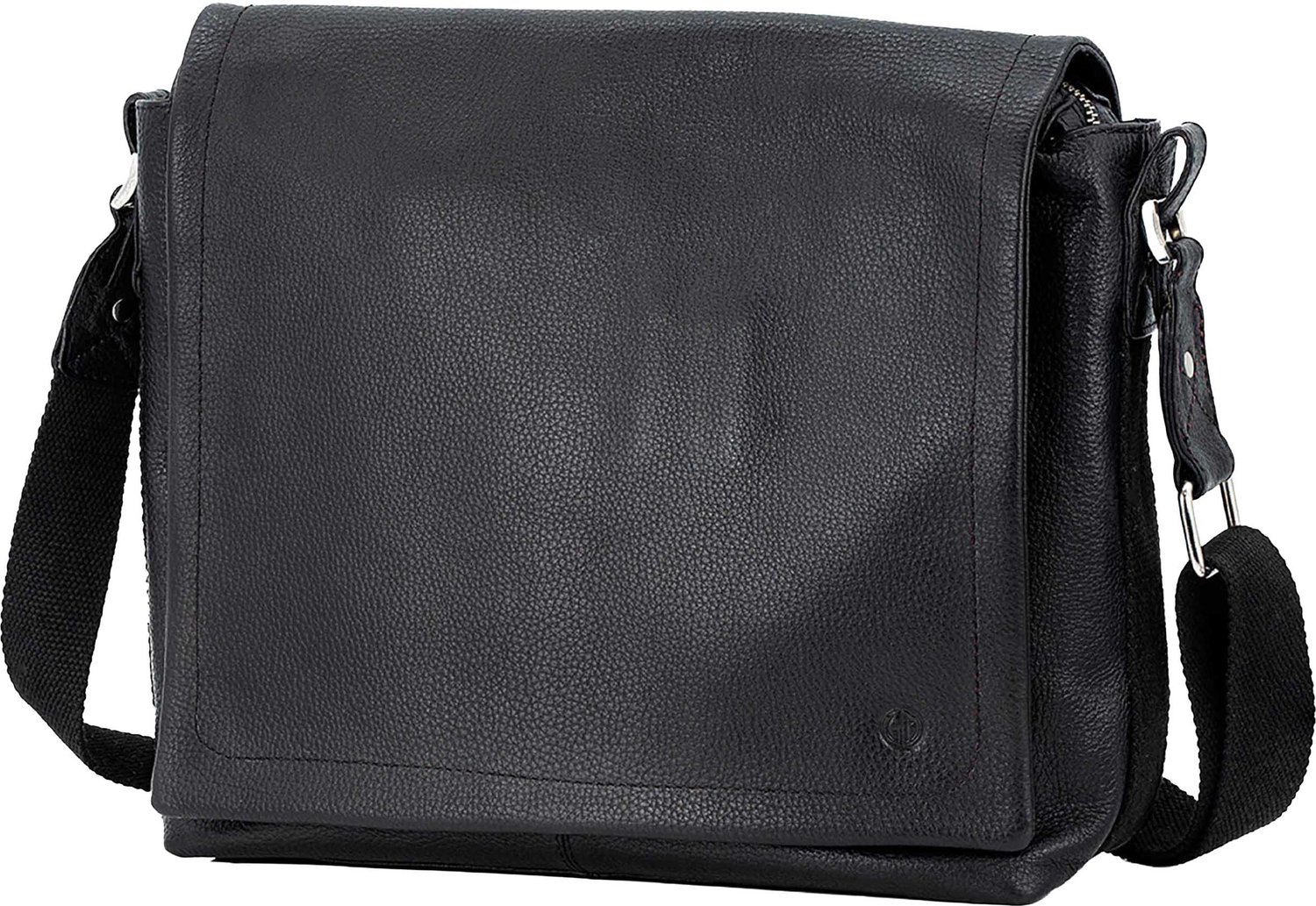 LINDENMANN heren leren tas - zwart