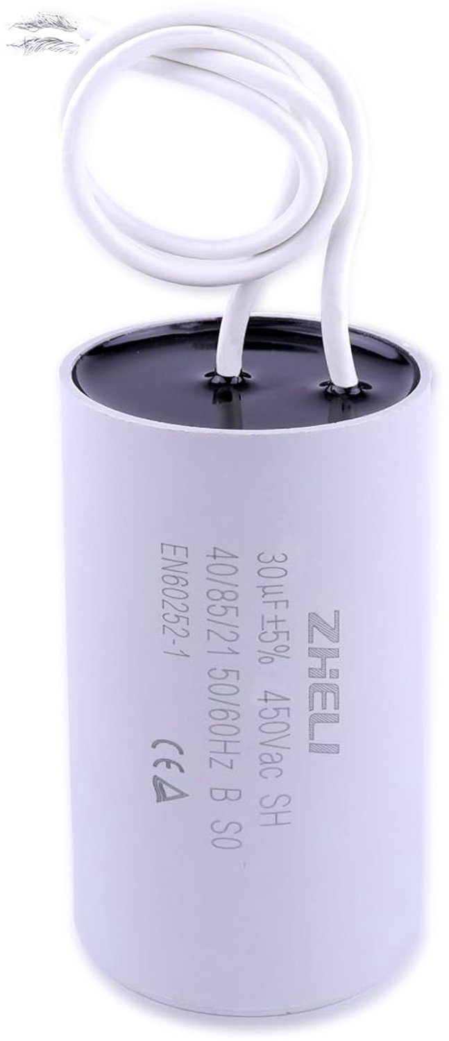 CBB60 motorloopcondensator 30uF - cilindrisch - 450VAC - geschikt voor diverse toepassingen - ShopVlot