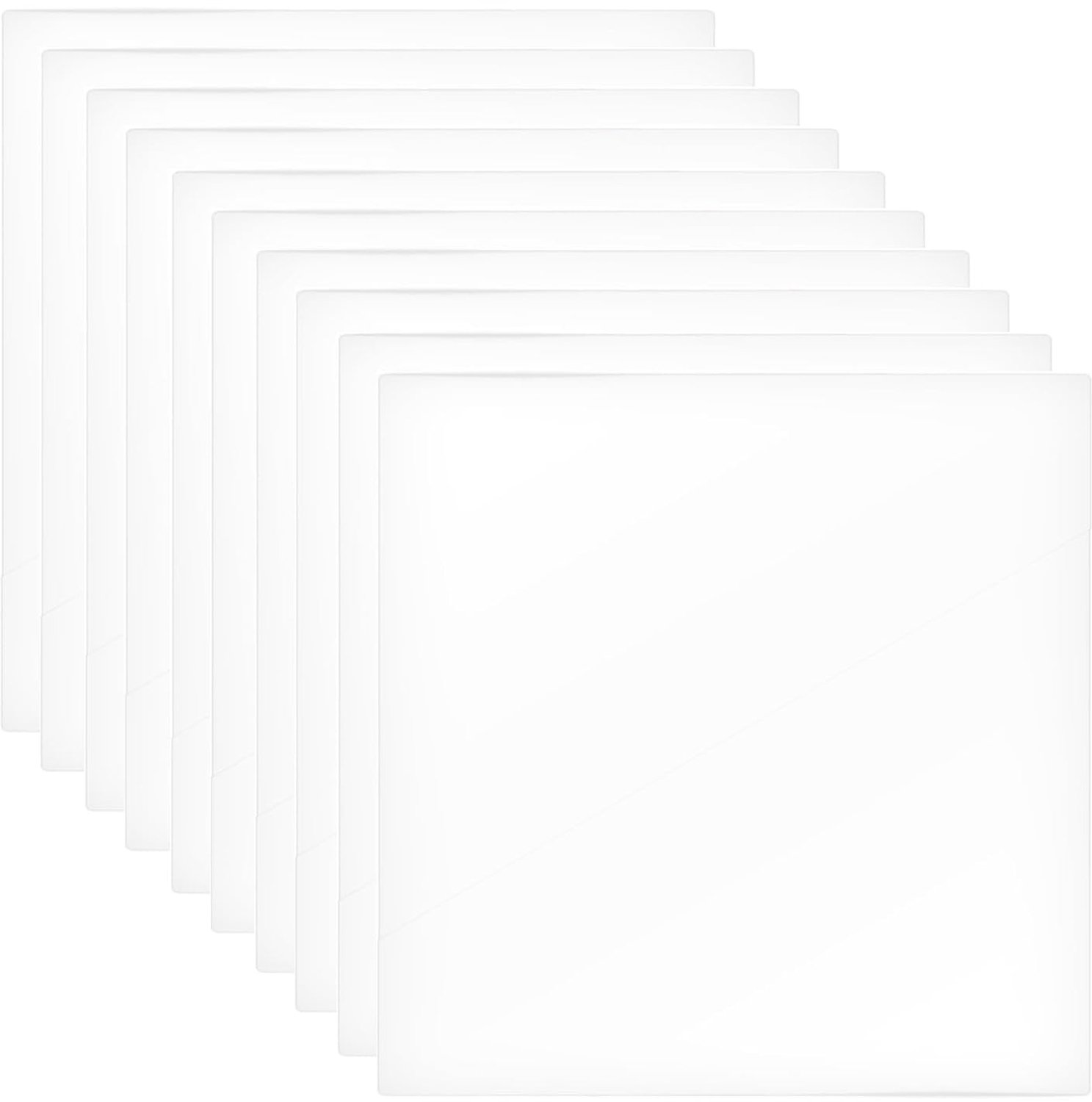 Zuignap Pads Vloer Reparatie Set 10pcs - Herbruikbaar Transparant - Vervangbaar Plakmateriaal - Voor Vinyl Vloerherstel - ShopVlot