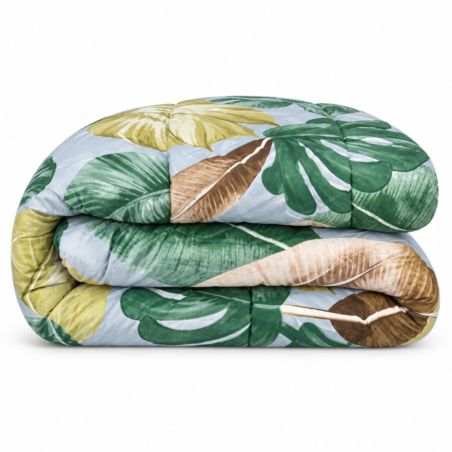Dekbed bedrukt - Zonder hoes ( 2 in 1 ) - Tweezijdig - 240 x 220 cm - Tropical Leaf
