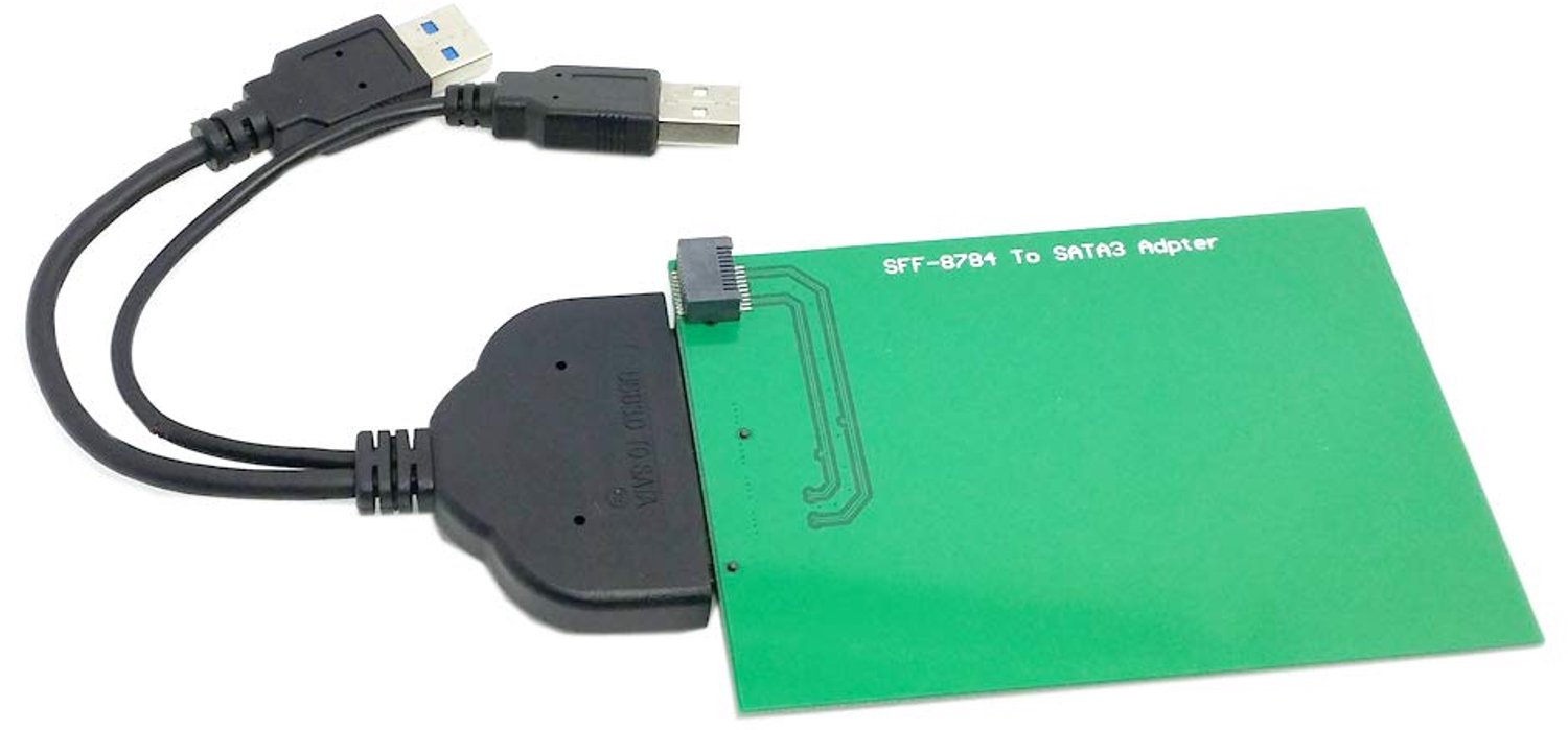 CY USB 3.0 To SATA Cable Adapter 22-Pin SSD Converter Card 2.5" Hard Drive Express Adapter WD5000MPCK SFF-8784 - ShopVlot