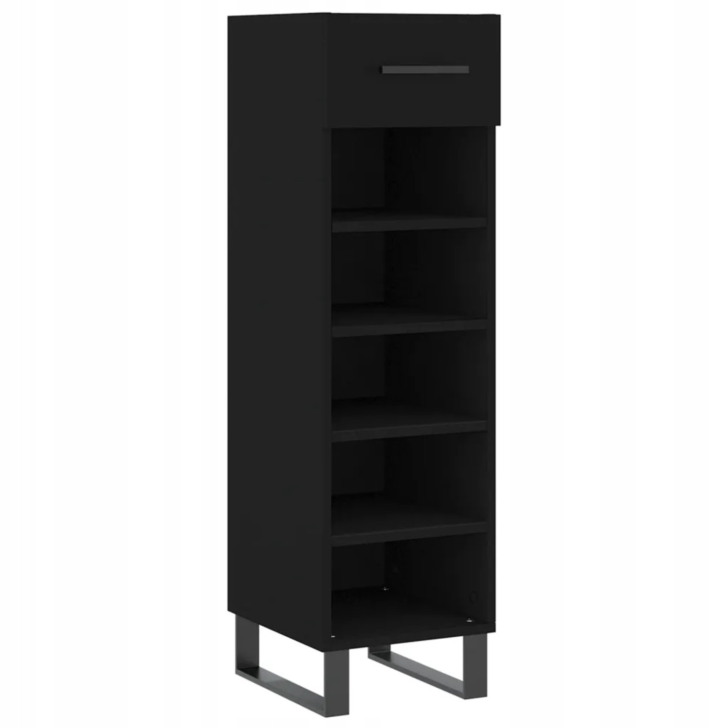 Zakito Zwarte Schoenenkast van Houtcomposiet - 30x35x105 cm
