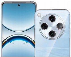 Merkloos Ultra Slim TPU Hoesje met Gehard Glas voor OPPO Find X8 Pro
