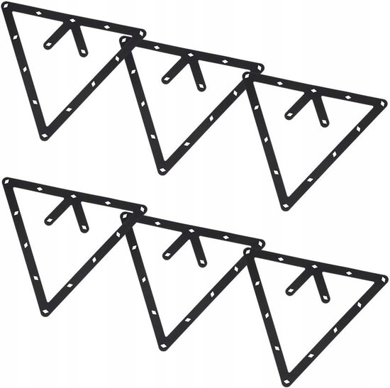 Magnetische Biljart Driehoek Standaard Set - 6 Stuks — afbeelding 3