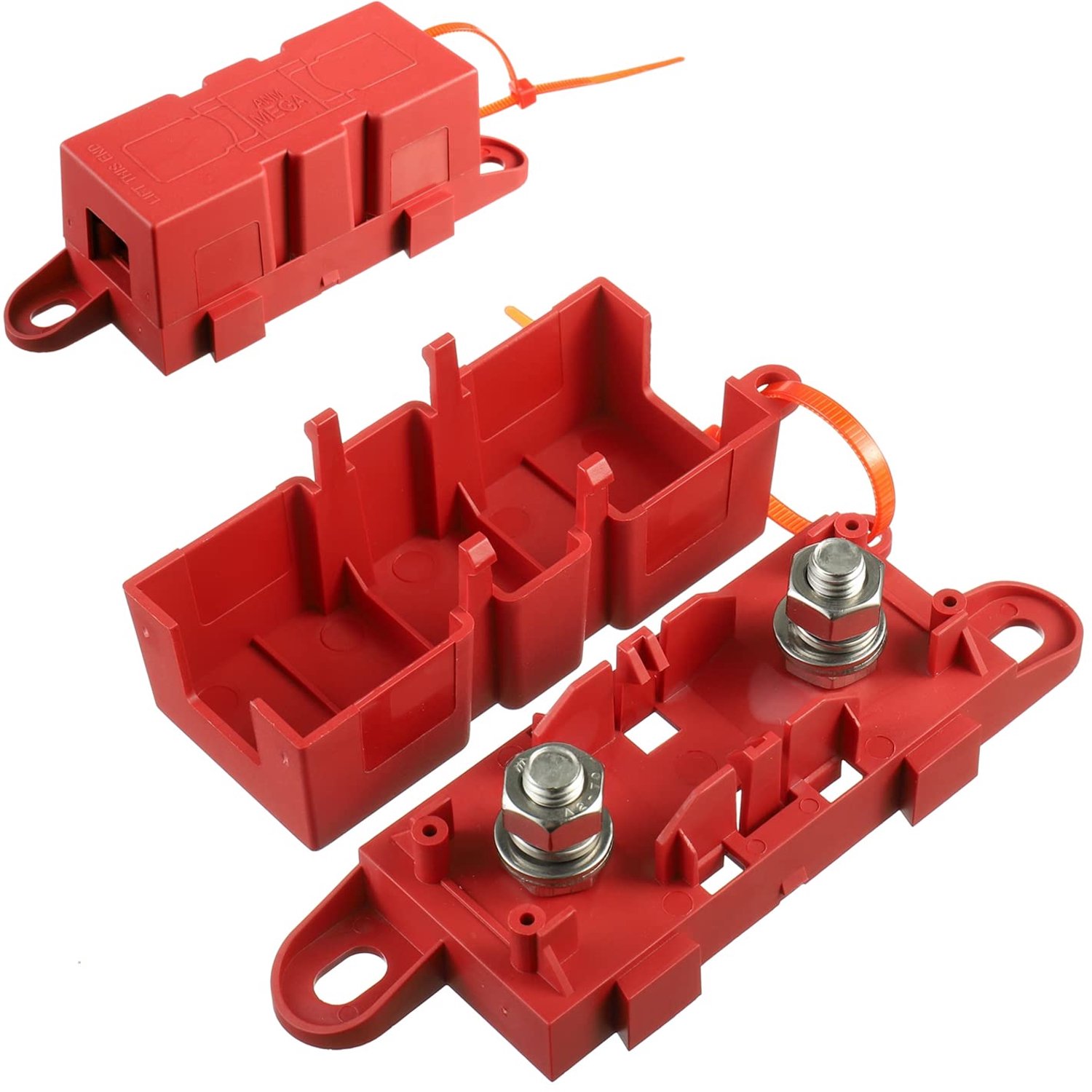 Automotive fuse holder Mega - 2 stuks - Acrylon - Robuust en duurzaam - ShopVlot