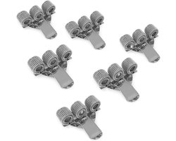 Norhogo Metalen pennenhouder voor verpleegsters met ideale clip, 6 stuks clip van mangaanstaal, organizer voor laptop - ShopVlot