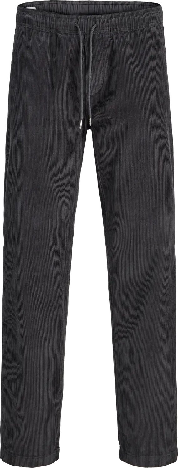 JACK & JONES Kane Heath Corduroy Jogger relaxed fit - heren 5-pocket broek - zwart zand (black sand)