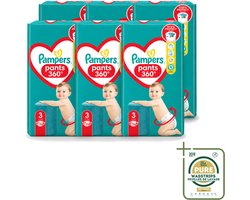 6 x Pampers – Luierbroekjes – Pants Maat 3 – 56 Luiers - Wasstrips - Luiers Voor Baby - Luierbroekjes - Luier Voor Baby - Luier Maat 3 - Luier Voor Actieve Baby