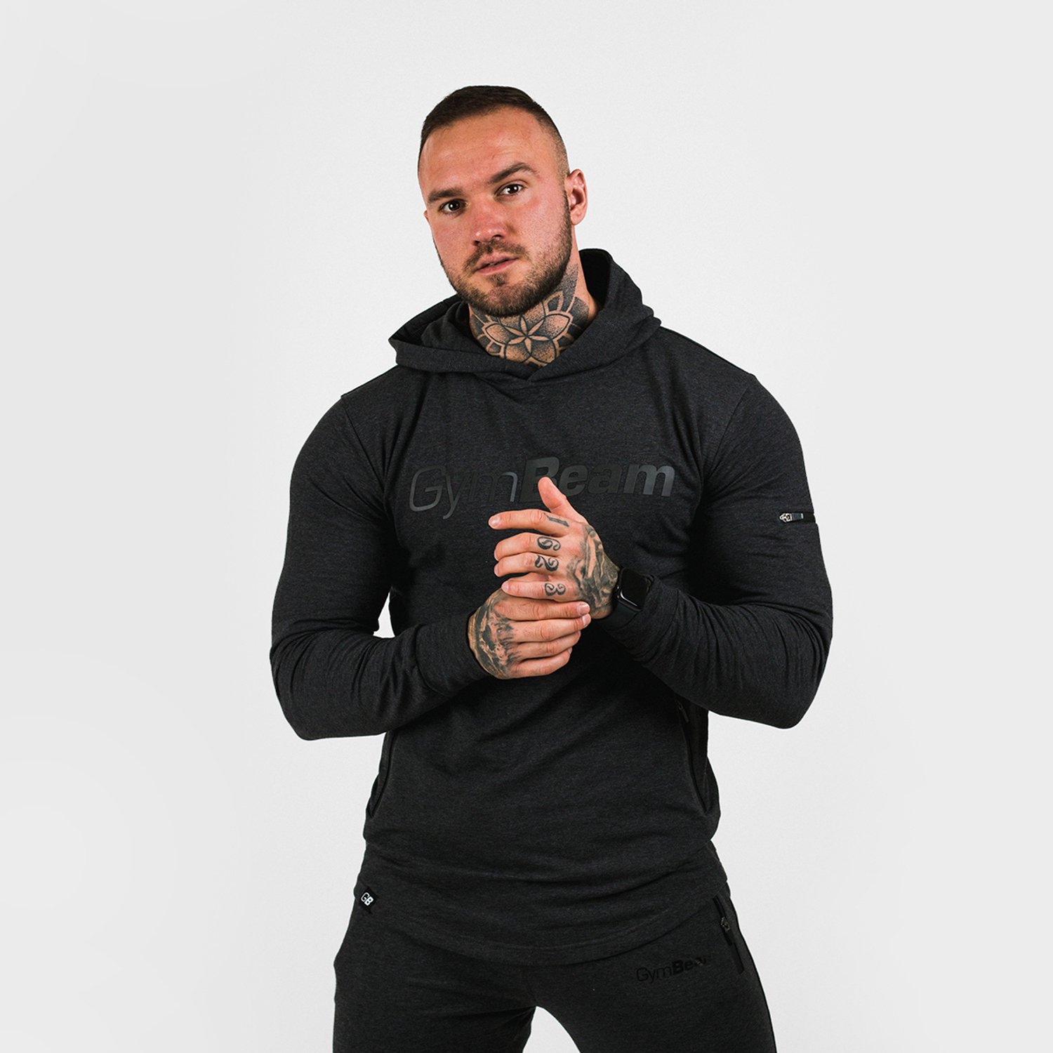 GymBeam Heren Urban Hoodie Grijs M