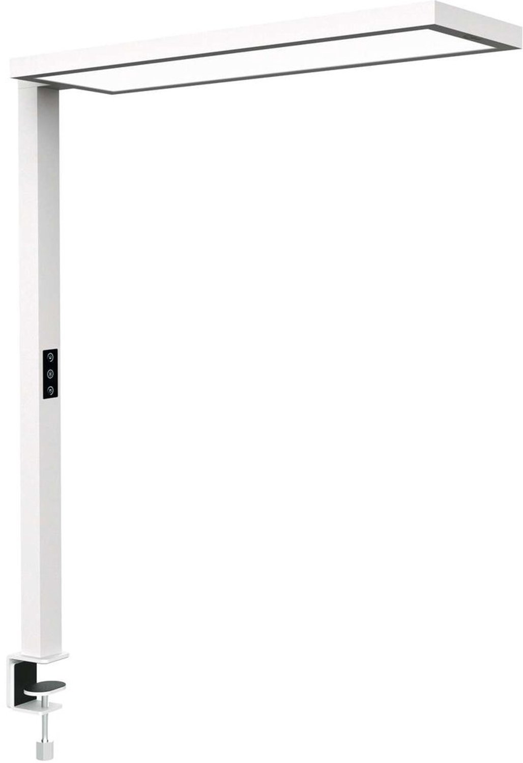 Maul MAULsenja Bureaulamp - LED - Aluminium - Wit - Dimbaar - Tafellamp met Klem