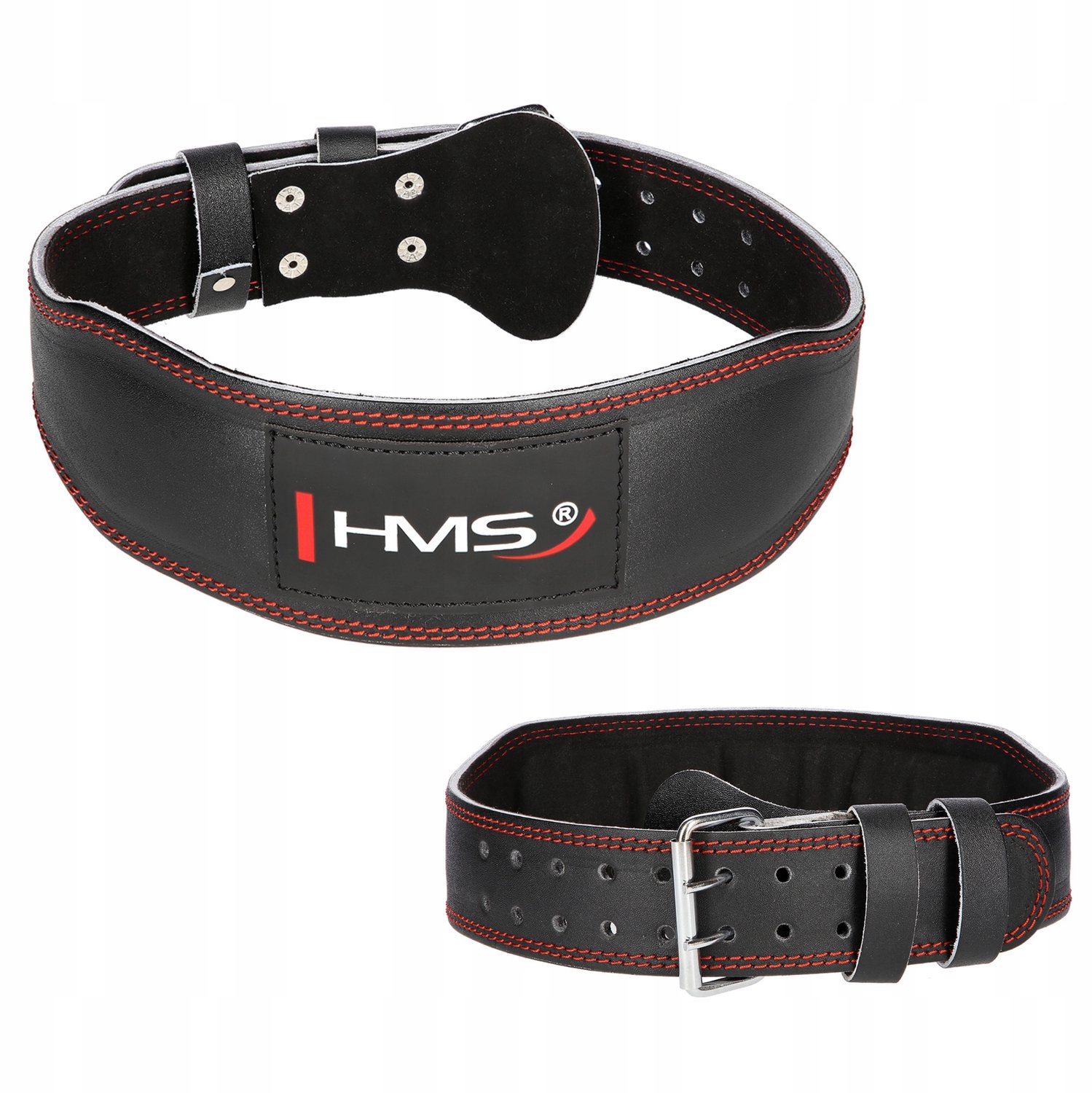 HMS Trainingsriem L - Leer & Comfort voor Krachttraining