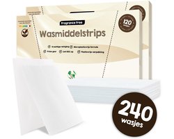 Mr. Green Mind Wasstrips ECO 240 Wasbeurten Parfum Vrij Wasmiddel Wasstrips Wasmiddel Voordeelverpakking incl. wasverzachter