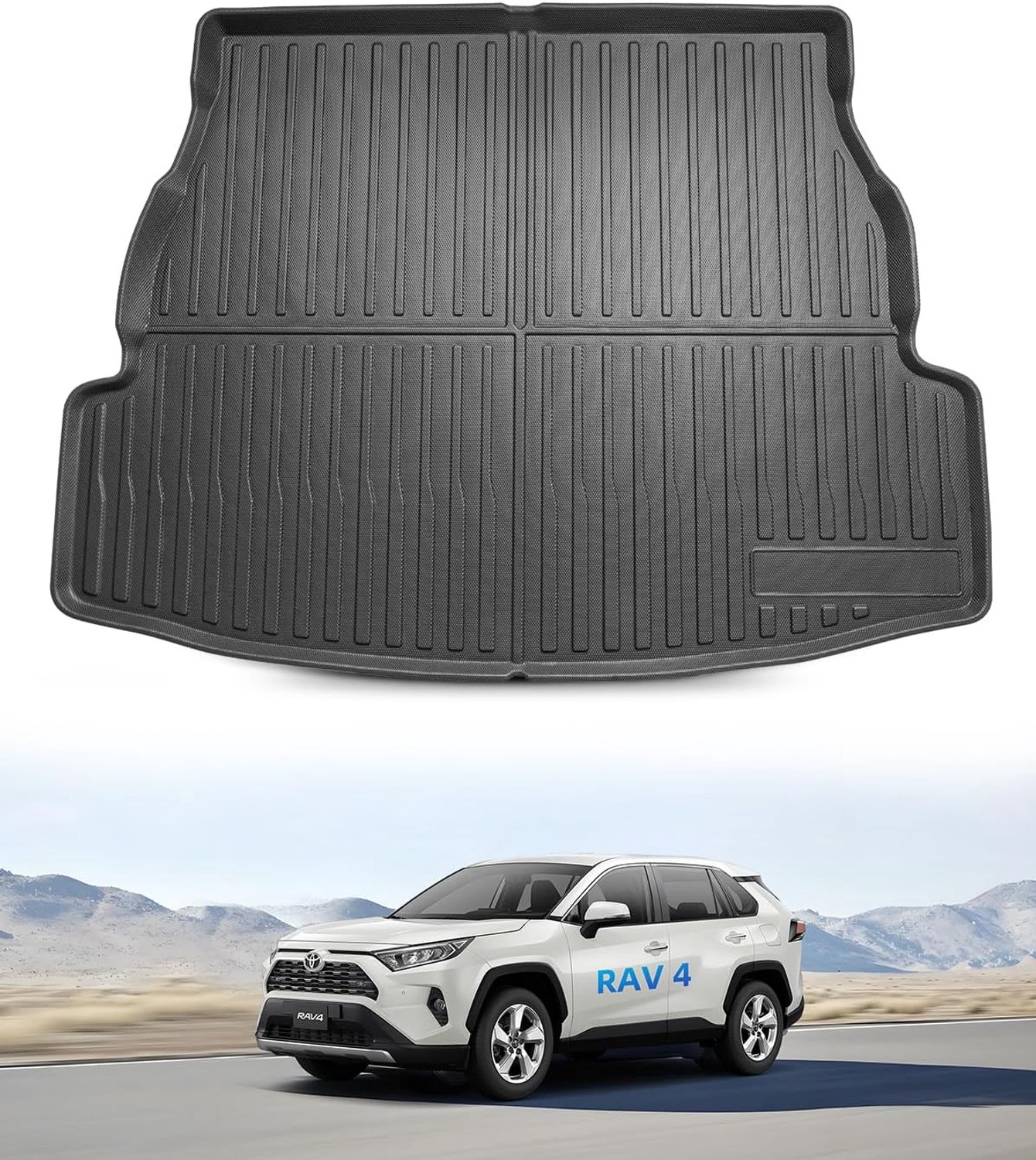 TPE Trunk Mats for Toyota RAV4 XA50 HEV PHEV 2019-2025 - ShopVlot