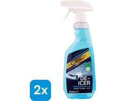 2x Voordeel pack - Antivries Spray - Ruit ontdooier - ruitensproeiervloeistof - ruitontdooispray