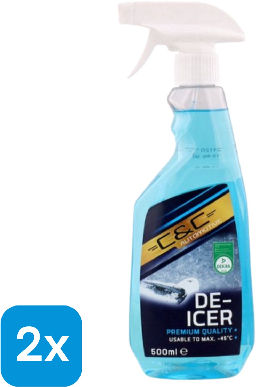 2x Voordeel pack - Antivries Spray - Ruit ontdooier - ruitensproeiervloeistof - ruitontdooispray