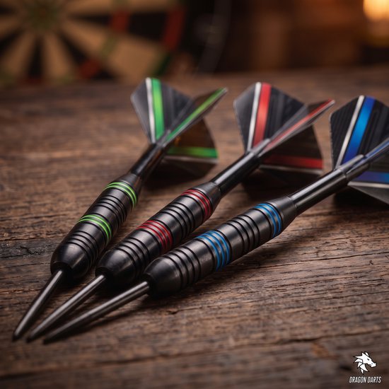 Dragon Darts 135-Delige Dartset - 3 Sets Dartpijlen met Stevige Aluminium Dart Case - Dart Flights, Dart Shafts en vele Dart Accessoires van Dragon Darts — afbeelding 3