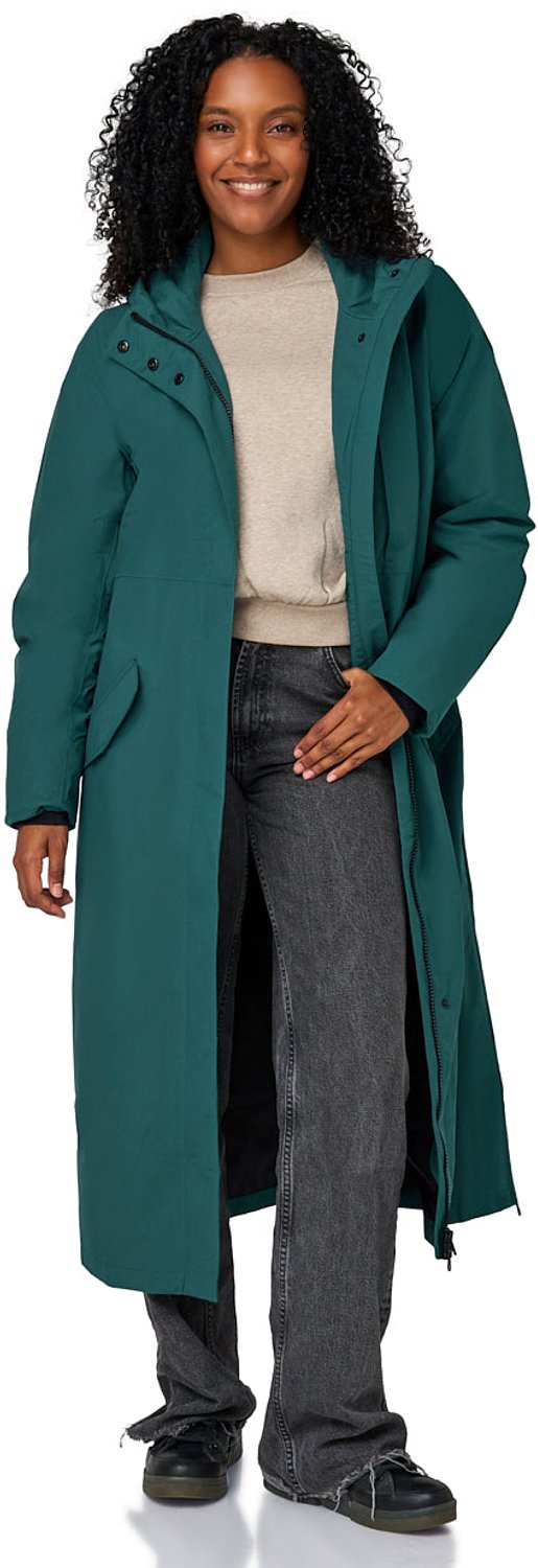 Happy Rainy Days Lange Regenjas Dames PARIS Teal
