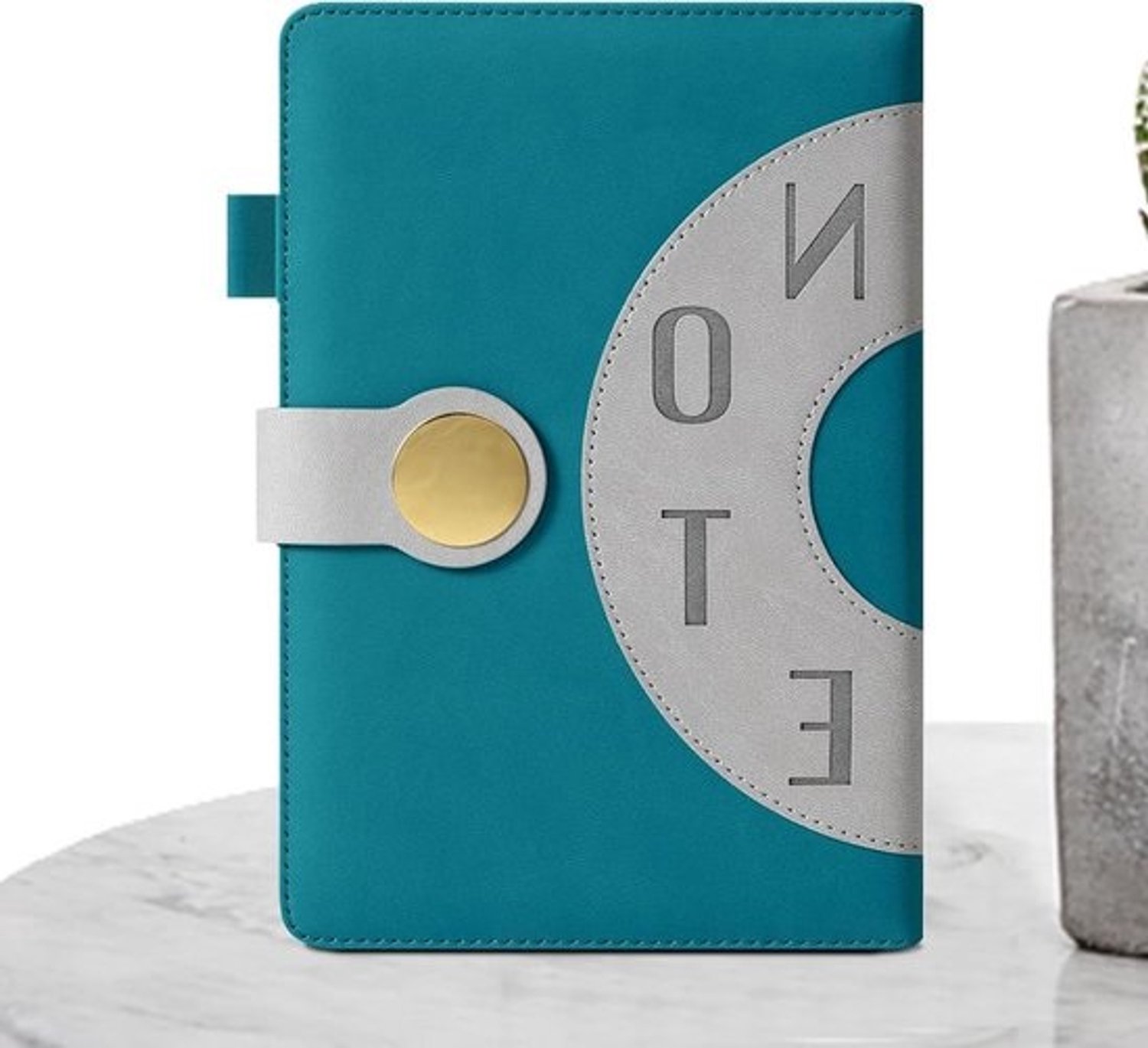 Dagelijkse planner - Academische agenda en notitieboek - Taken organiseren - Tijdindeling - 21 x 14.5 cm - Blauw