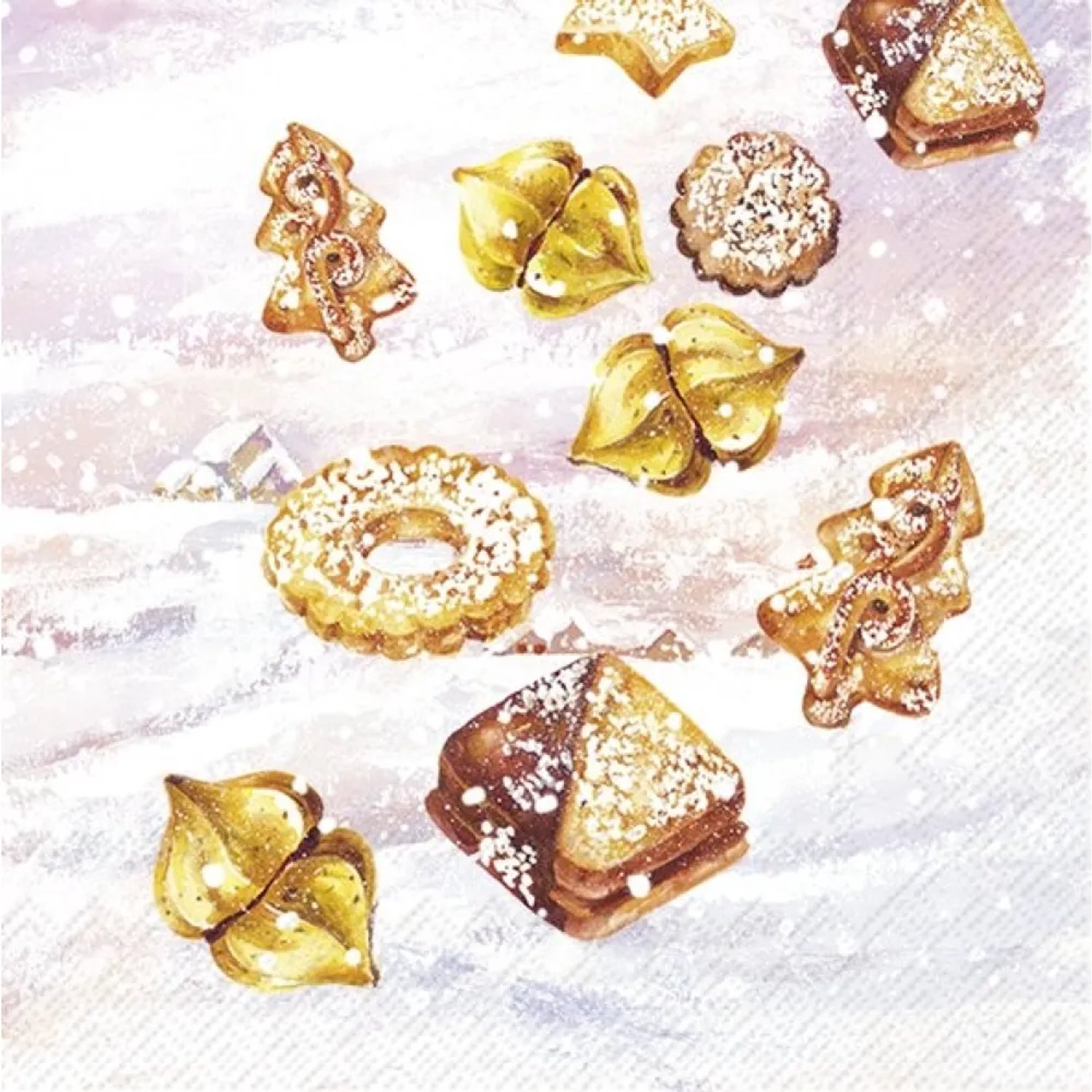 Servetten "FALLING FROM HEAVEN" 33x33 cm
