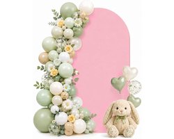 Huwelijksboogafdekking 2,2 m - witte boog - polyester - perfect voor ceremonie - Vemera