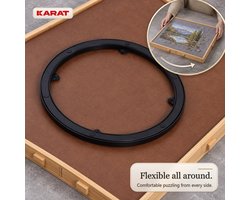 Floordirekt Puzzelbord Hudson – Draaibaar – 6 lades – 2000 stukjes – Houtlook