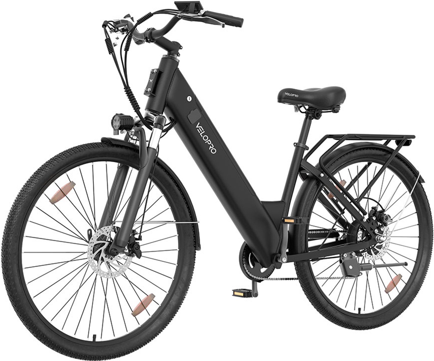 2026 28 inch Elektrische Fiets - 250W Motor - 36V 13Ah Accu - Bereik tot 80-100km - Shimano 7-Snelheden - Max 25km/u - Verende Voorvork -Elektrische stadsfietsen -28 Inch E-bike - Zwart