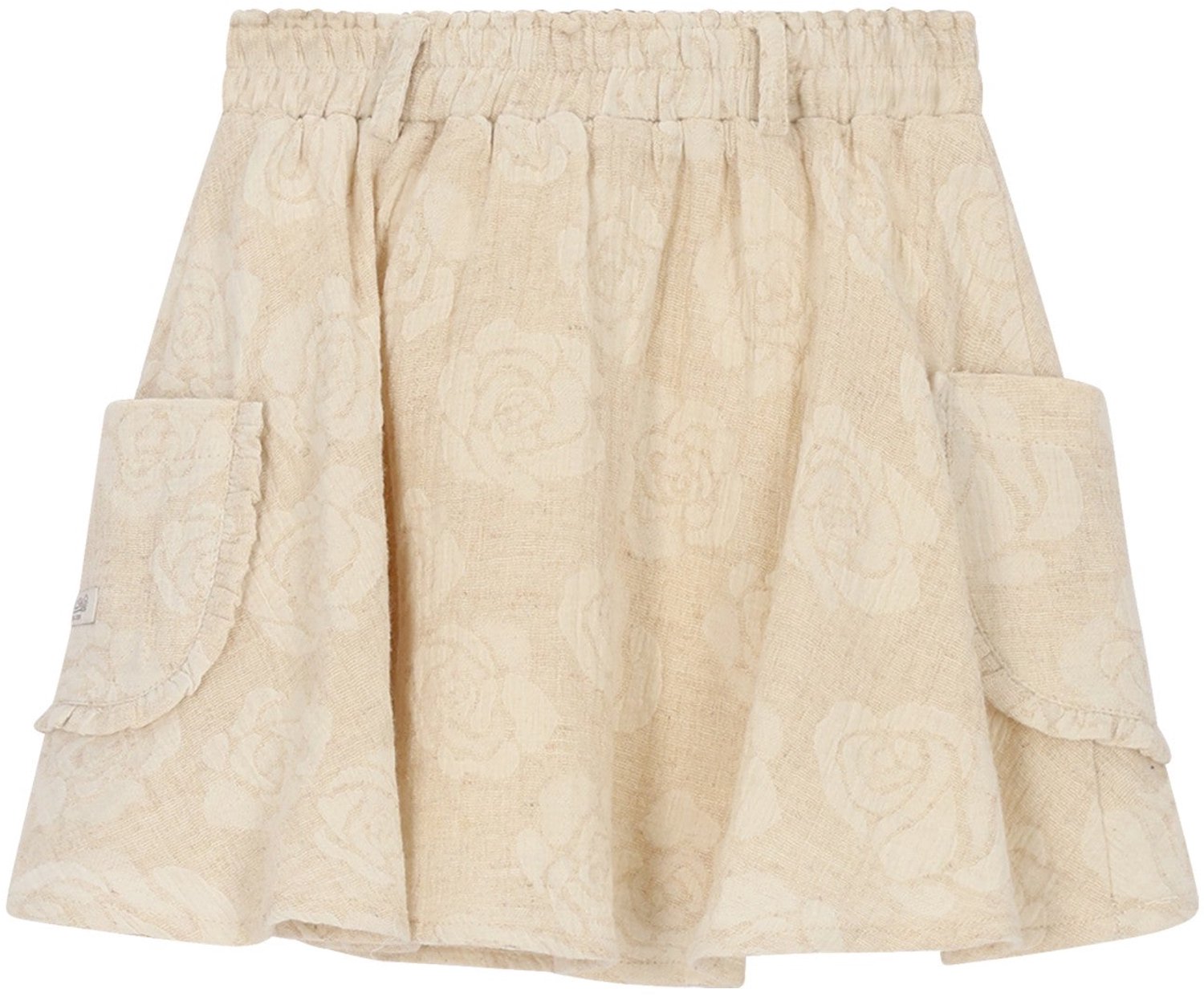 Le Chic - TOOS beltloops & pockets skirt - Dune Blossoms - Maat 116