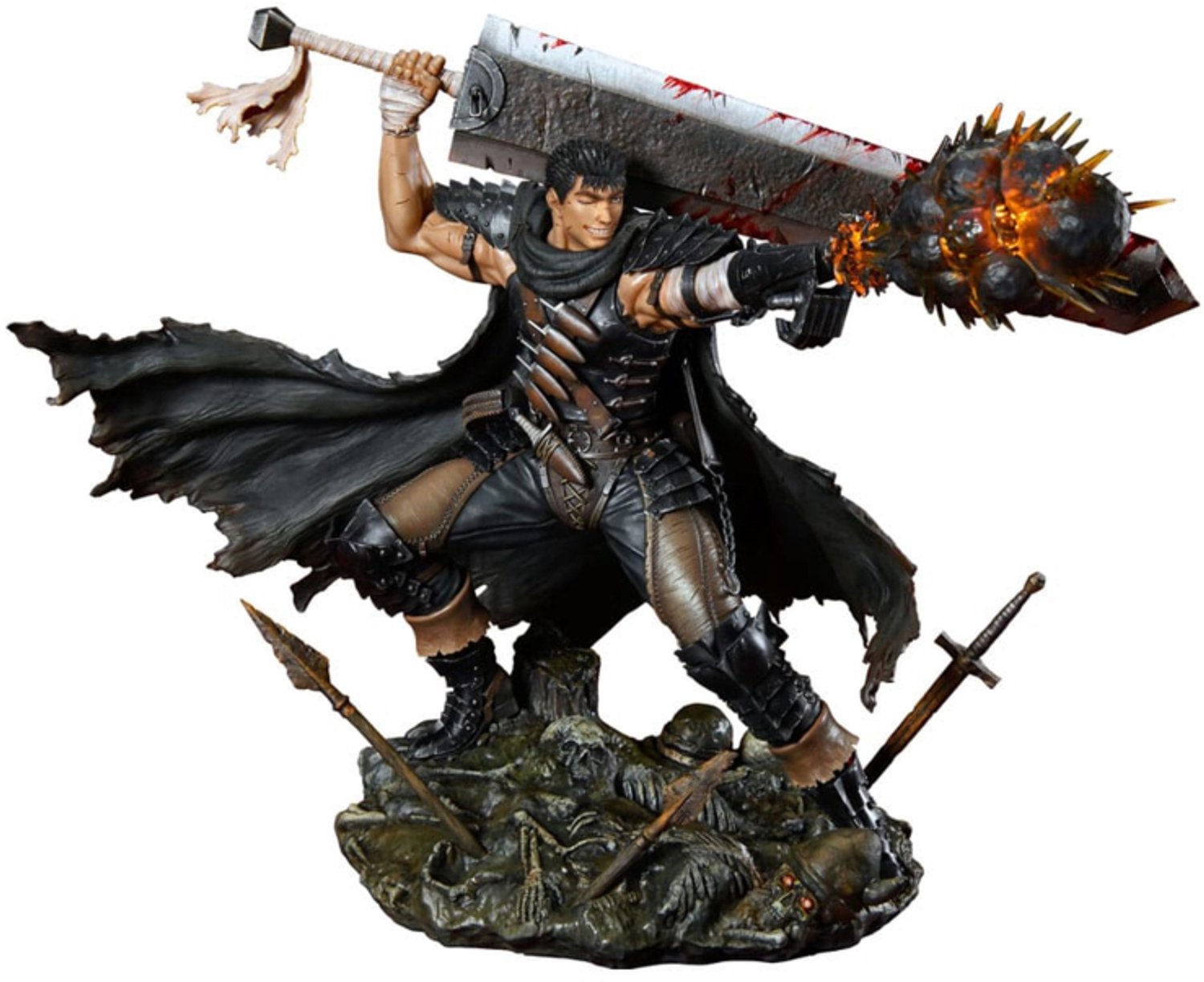 Berserk PVC Statue 1/7 Guts Black Swordsman Ver. 26 cm