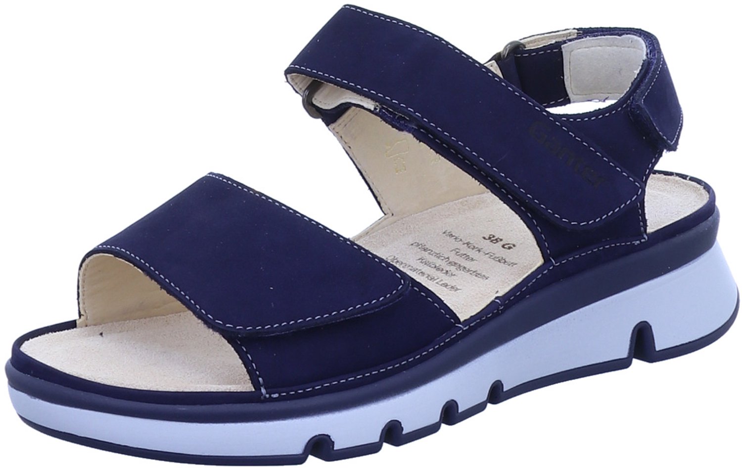 Ganter Dames Sandalen blauw maat 38