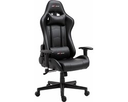 GPRACING PRO - Game Stoel - Gaming Stoel - Ergonomische Bureaustoel - Gamestoel - Verstelbaar - Gaming Chair - Zwart