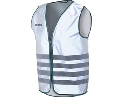 WOWOW BIG FUN - Volledig reflecterende fietsjas met rits volwassenen - M