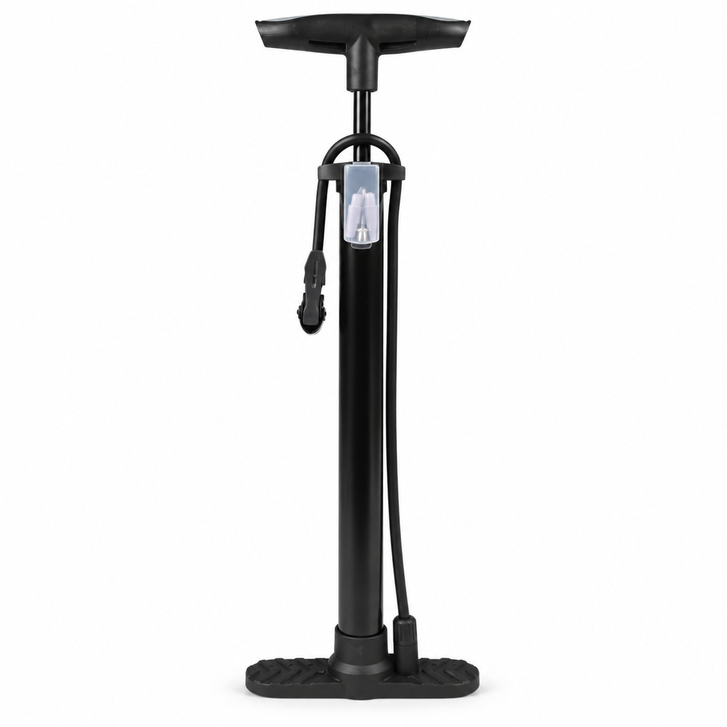 Mini Vloerpomp - 37 cm - 10 Bar - Slang 50 cm - Met Balnaald en Luchtmondstuk