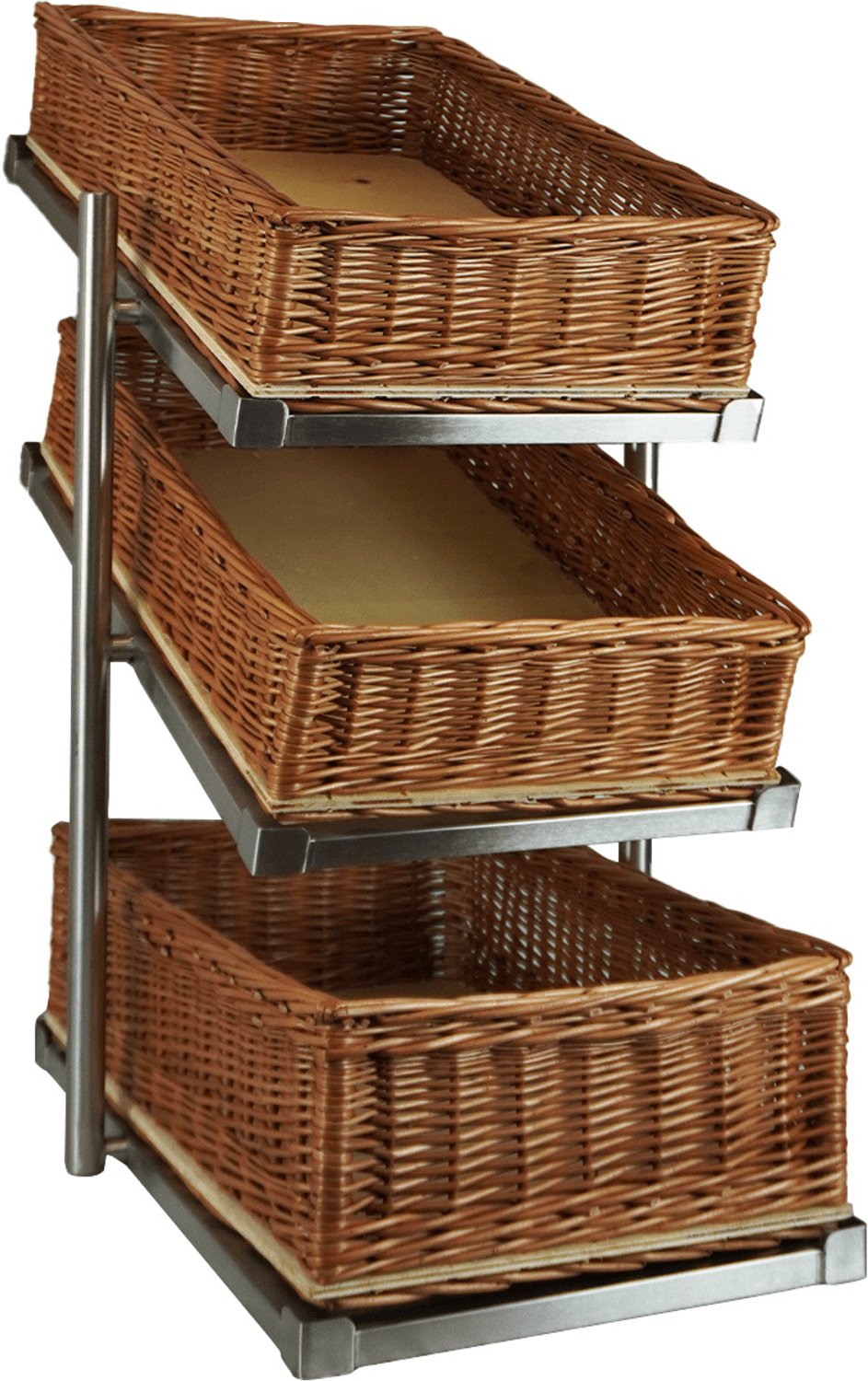 Combisteel Broodmanden Etagere 3 Hoog Smal - 7013.2305 - Horeca & Professioneel