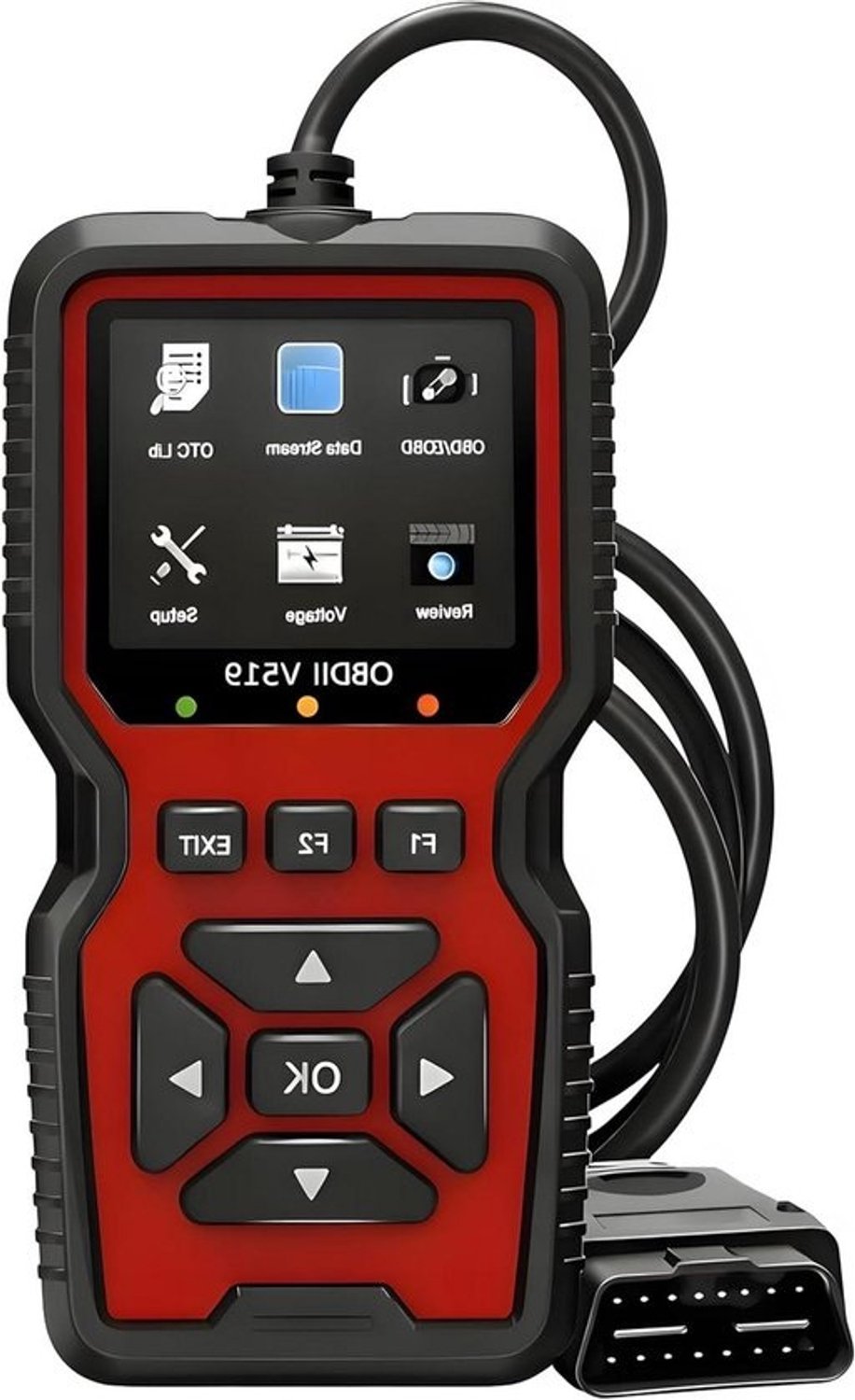 Auto Diagnoseapparaat - Motor uitlezen - Foutcodes bekijken - Real-time gegevens - Compact model - Zwart