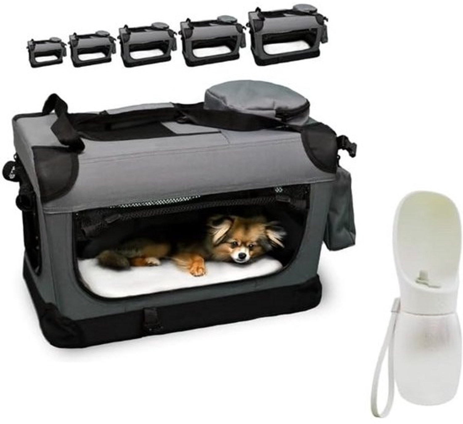 Opvouwbare Hondenbox XXL - Robuuste Transporttas voor Honden en Katten in Auto en op Reis