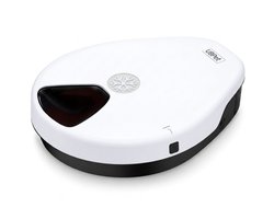 UBpet F10 Automatische voerbak - Met koeling - Kat en hond - Voerautomaat dispenser - Geschikt voor natvoer - 24 uur vers - 5 compartimenten - 24 uurs timer - Gekoeld