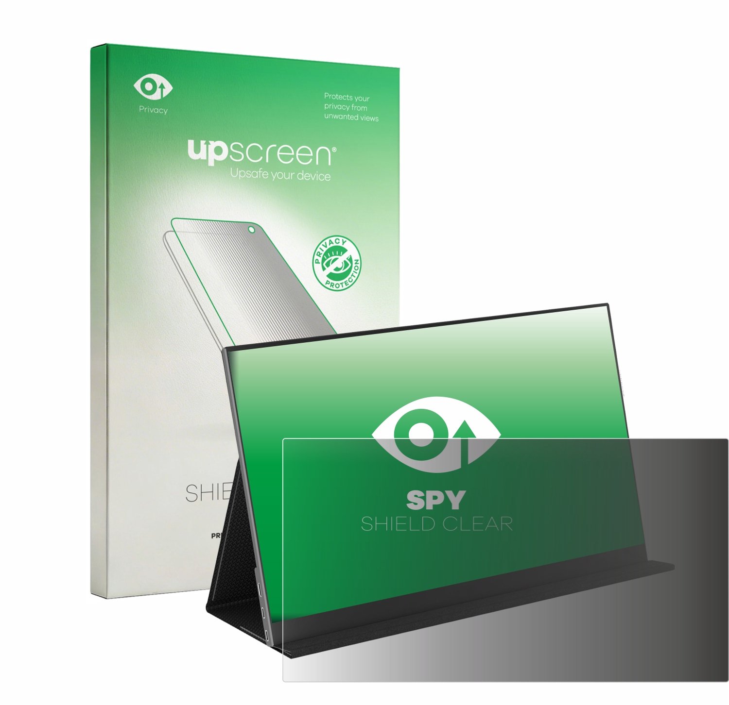 upscreen - privacy screenprotector voor HONGO P156A06 - Folie Beschermfolie Blauwlichtfilter
