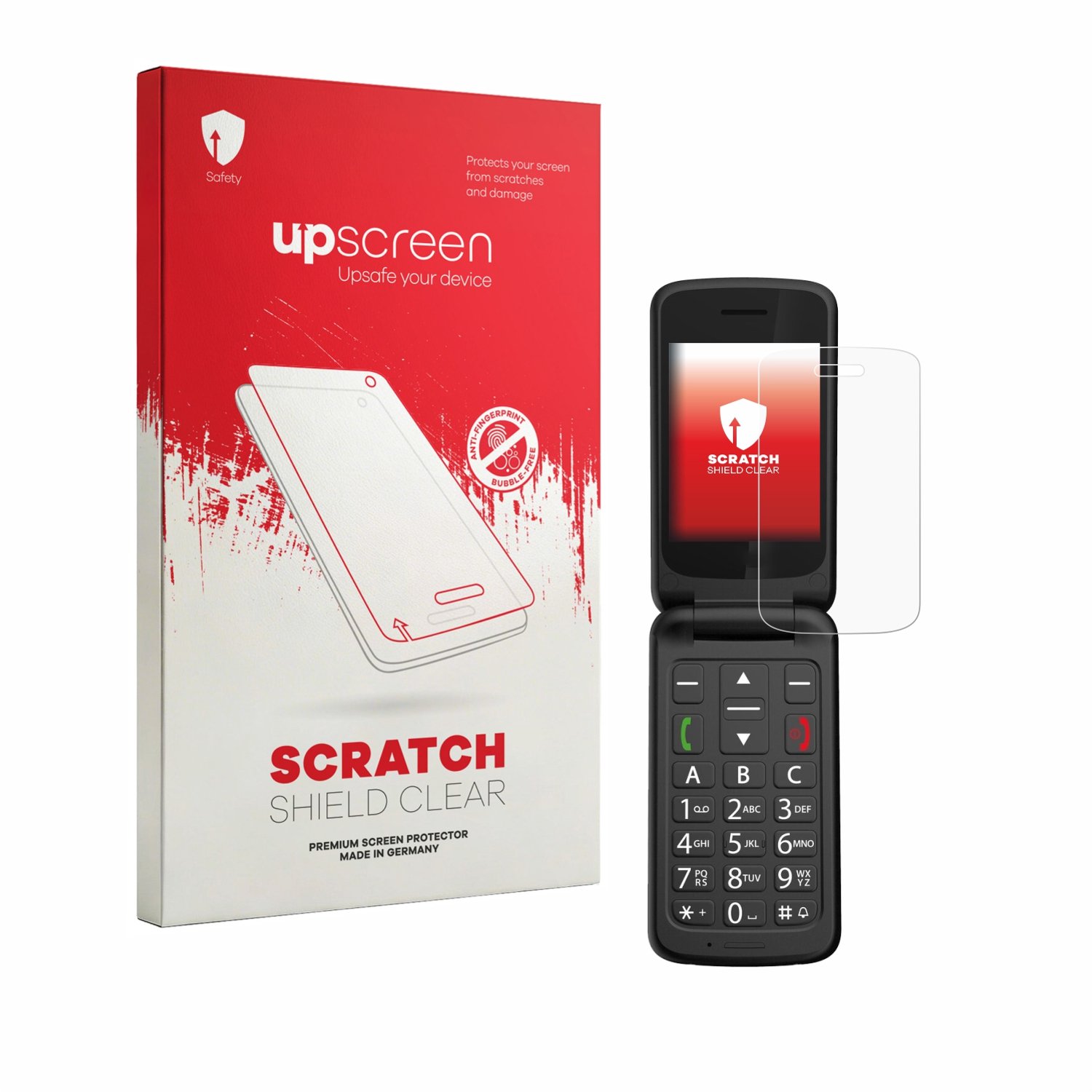 upscreen - Screenprotector voor Gigaset GL595 - Folie Beschermfolie transparant