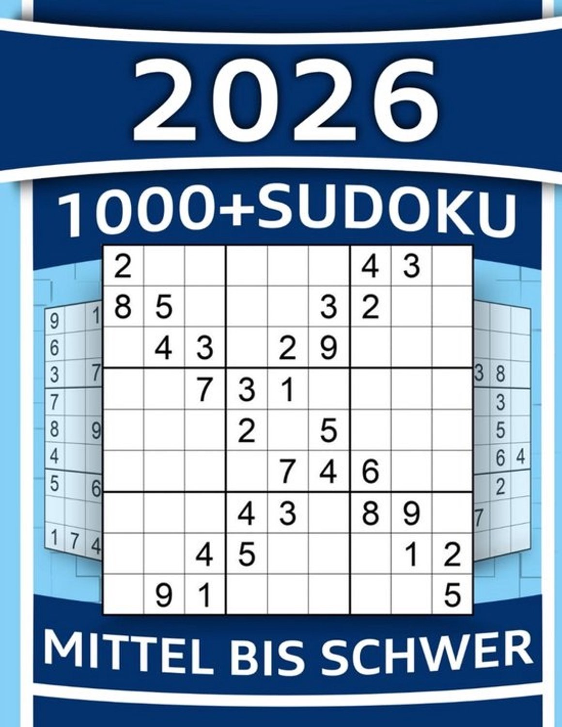 Meer dan 1000 Sudoku-puzzels voor volwassenen: uitdagend puzzelboek met antwoorden en tips