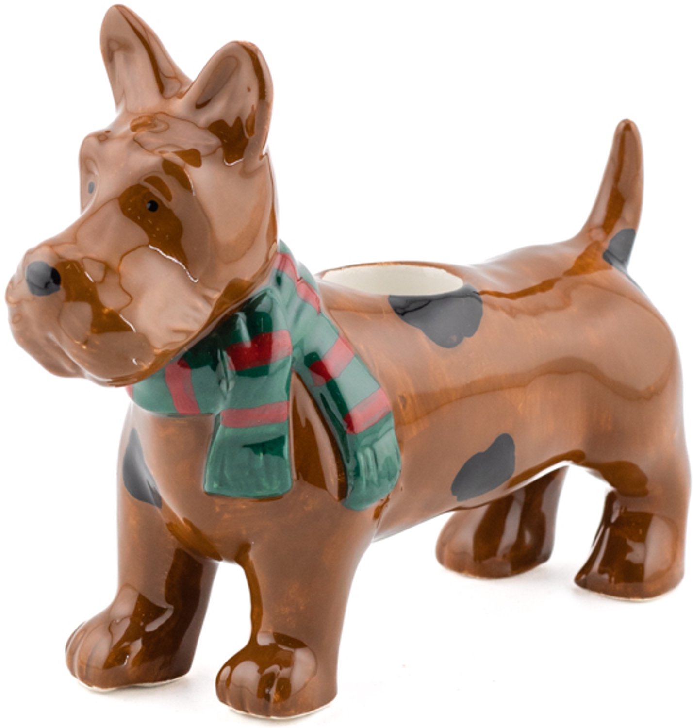 Aardewerk kaarsenstandaard Terrier