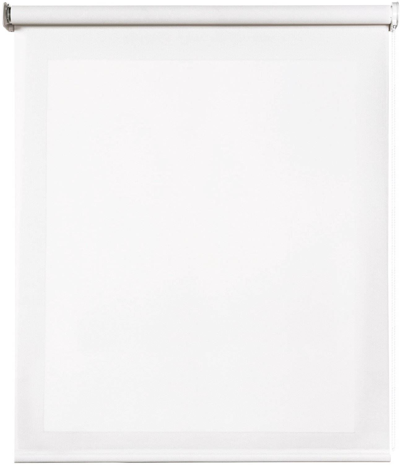 Storesdeco Screen Premium rolgordijn met technische stof, 38 mm Wit 160x250 cm White
