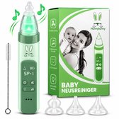 Hunnybunny - Elektrische Neusreiniger Baby - 3 Krachtige Zuigstanden - Muziek - Gekleurde Verlichting