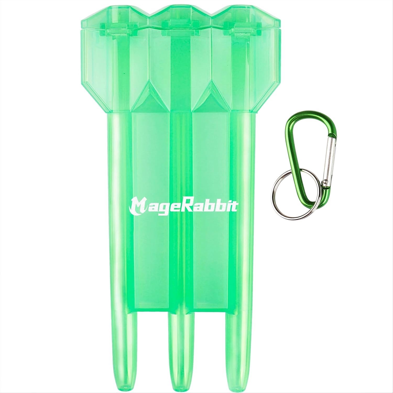 Dart Case voor 6 Darts, Hard Case met 3 Compartimenten, Translucent en Sportief Design, Ideaal voor Dartsport en Toernooien