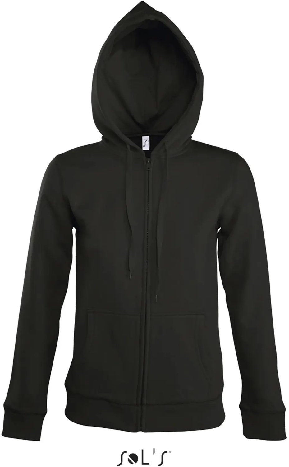 SOL’S Women´s Hooded Zipped Jacket Seven L479 Zwart