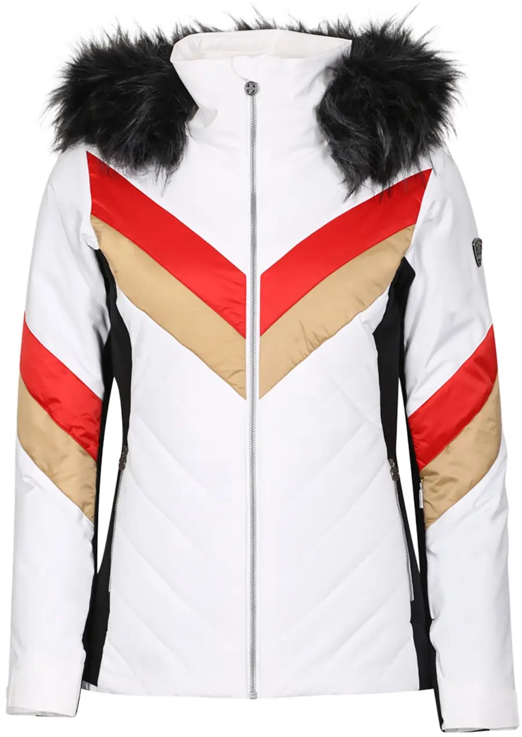 Dames ski-jack met capuchon Kilpi Lin Wit