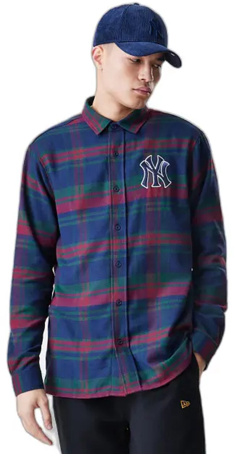 New York Yankees shirt MLB Check Blauw
