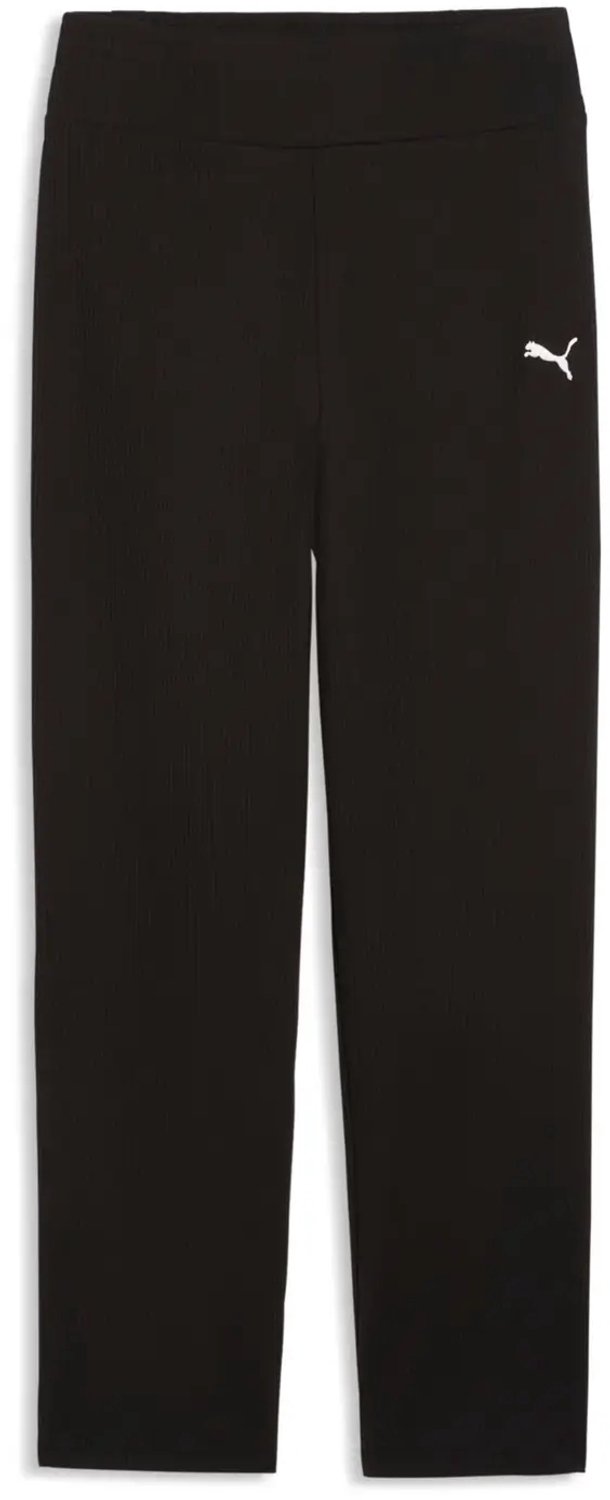 Kinderen joggingbroek Puma Straight Leg Rib Zwart