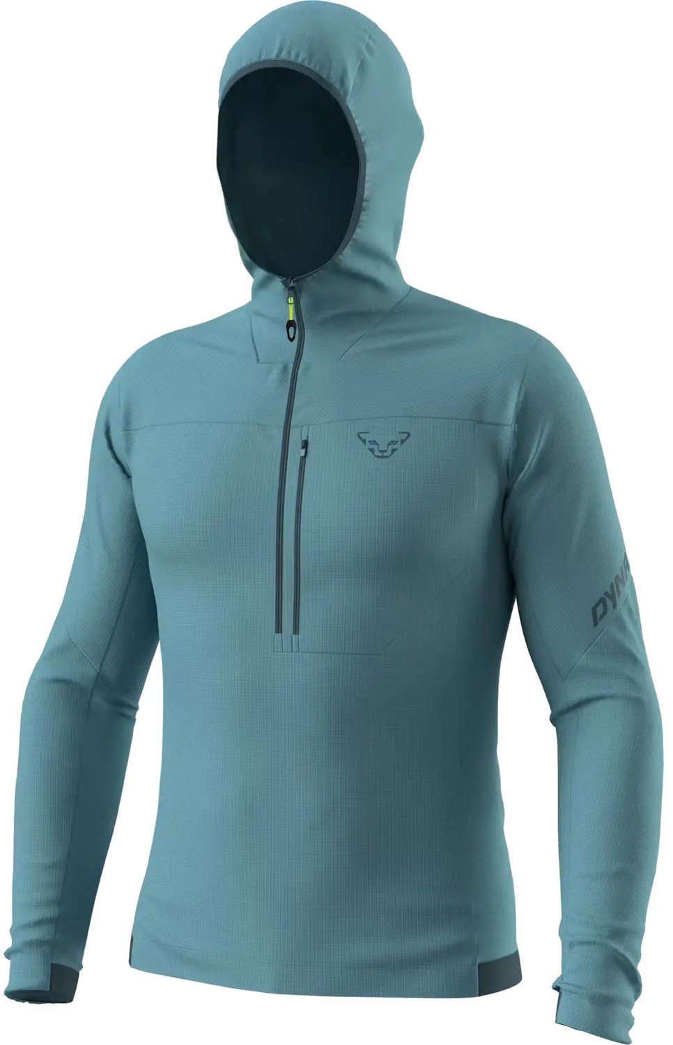 Hooded sweatshirt 1/2 rits Dynafit Traverse Sun Blauw