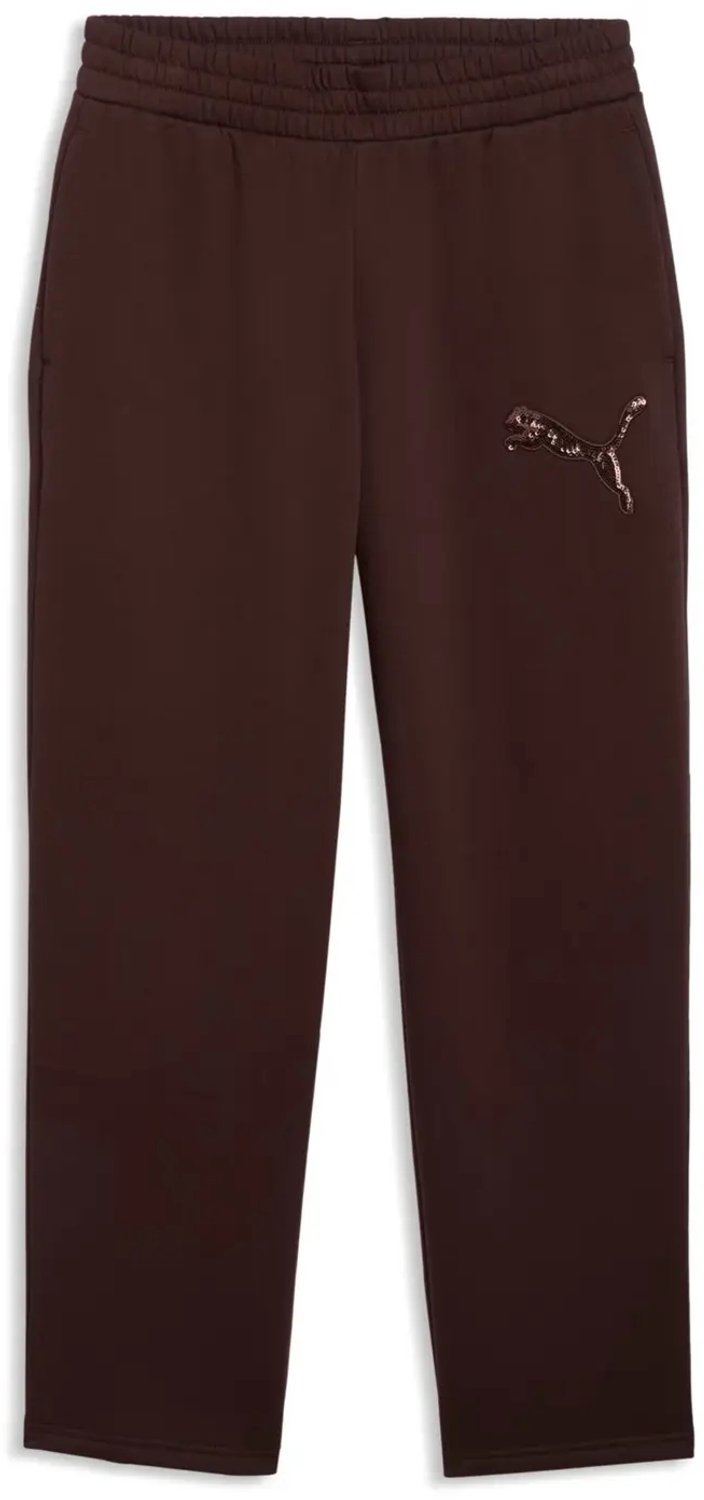 Dames joggingsbroek Puma Cat Graphic Bruin